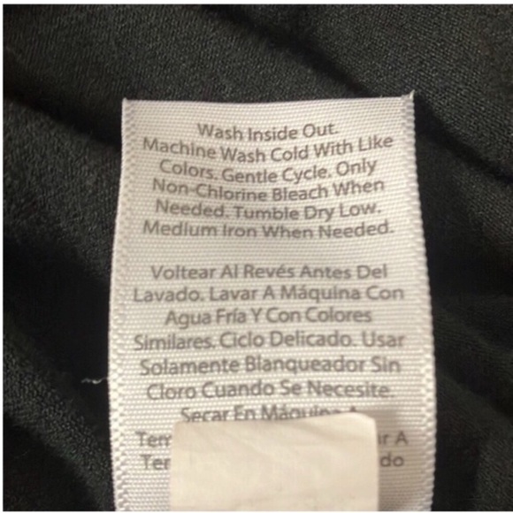 3/$15 ❤️ 12/29  Terra & Sky 4x black V neck tank dress sharkbite hem - Picture 8 of 8